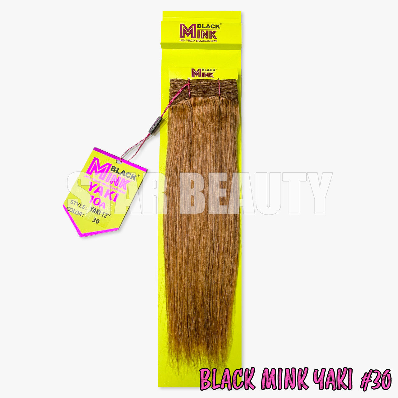 Black Mink Yaki Straight - 30 (10"- 14")