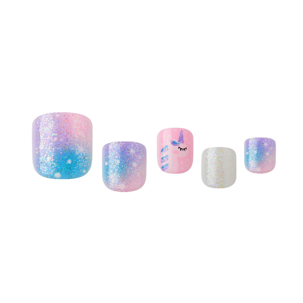 Kiss Gold Finger Little Diva Sticker Nails – Fantasy Dream