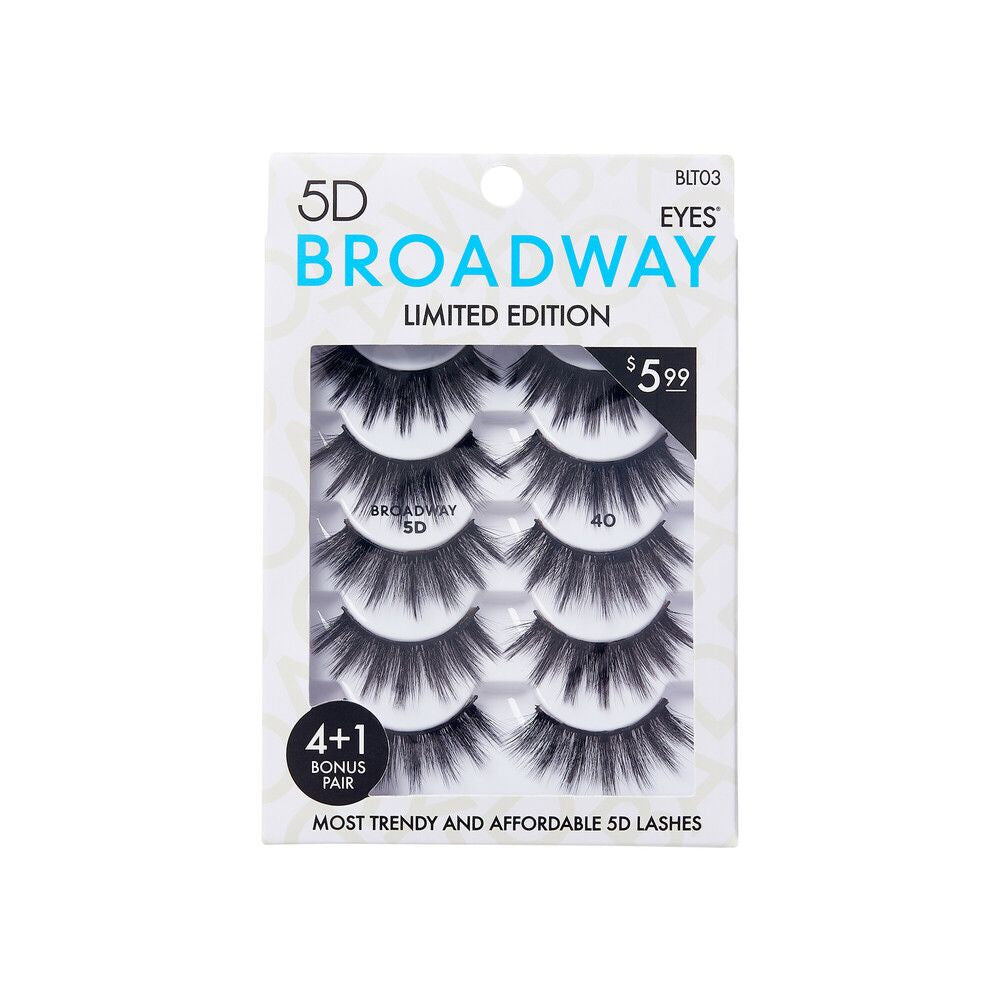 KISS Broadway 5 Pair 5D Lash