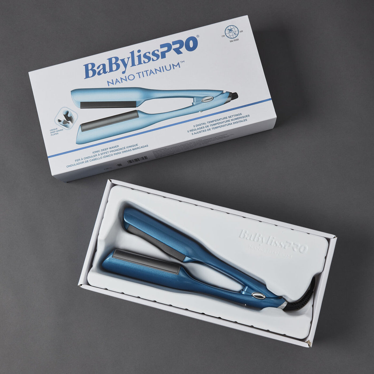 BaBylissPRO Nano Titanium Ionic Deep Waver
