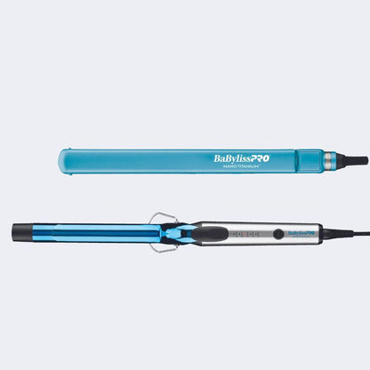 BabylissPRO Nano Titanium 1" Extended-Barrel Curling Iron & 1" Ultra-Thin Flat Iron Combo