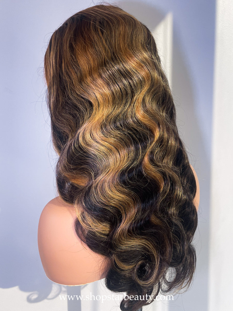 BOMB HAIR 100% Human Hair 13X5 Lace Frontal Wig - Body Wave (P1B/27)