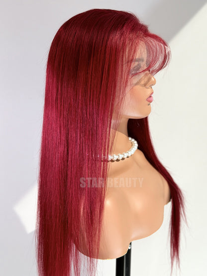 BOMB HAIR 100% Human Hair 13X5 Lace Frontal Wig - Straight (530)