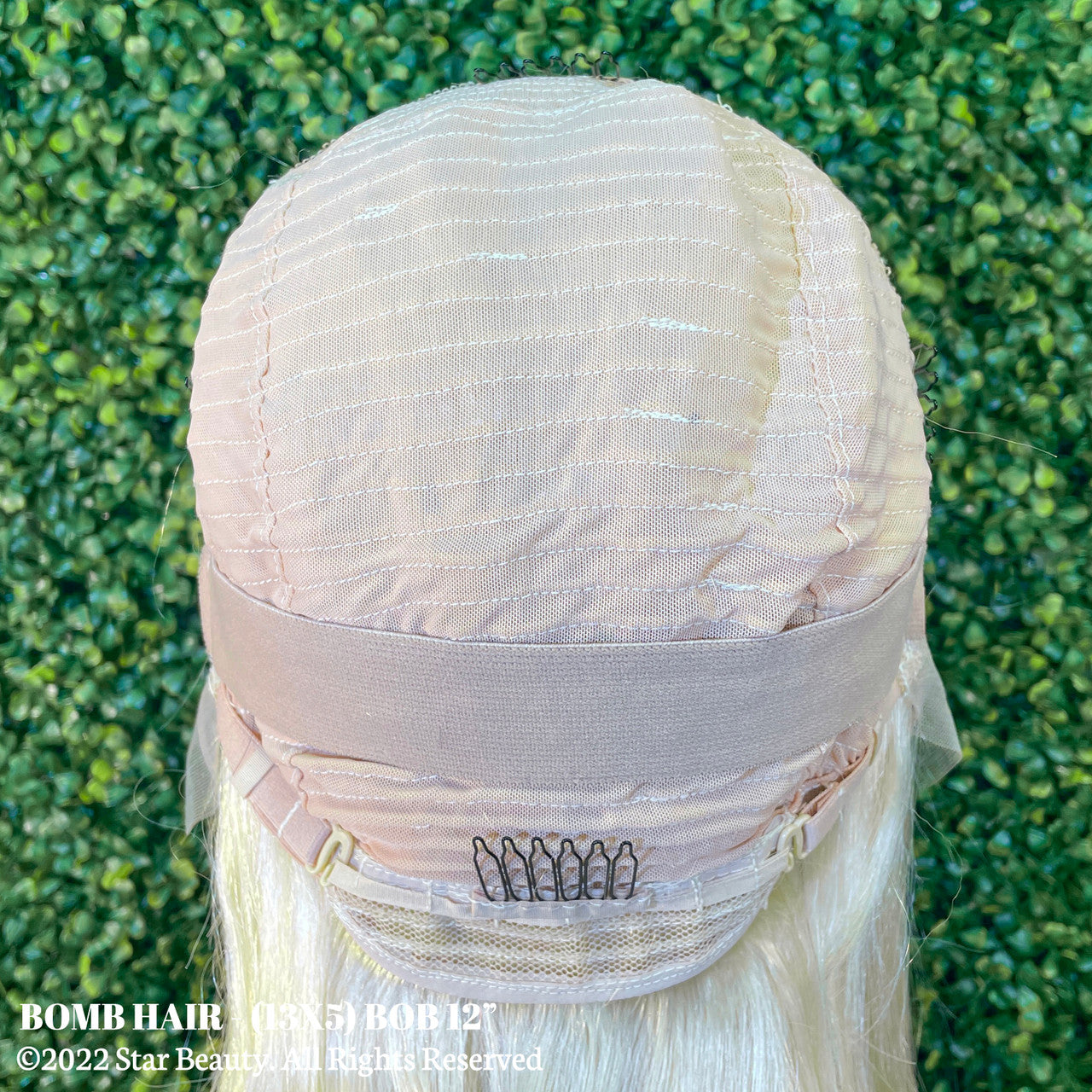BOMB HAIR 100% Human Hair 13X5 Lace Frontal Bob Wig - Straight 613 (10"-12")