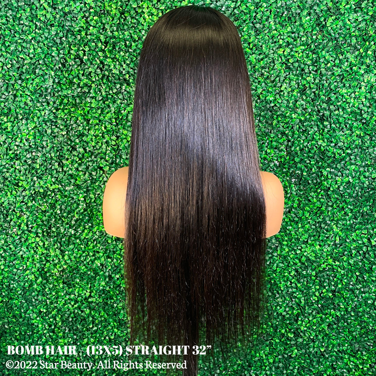 BOMB HAIR 100% Human Hair 13X5 Lace Frontal Wig - Straight (18"- 32")