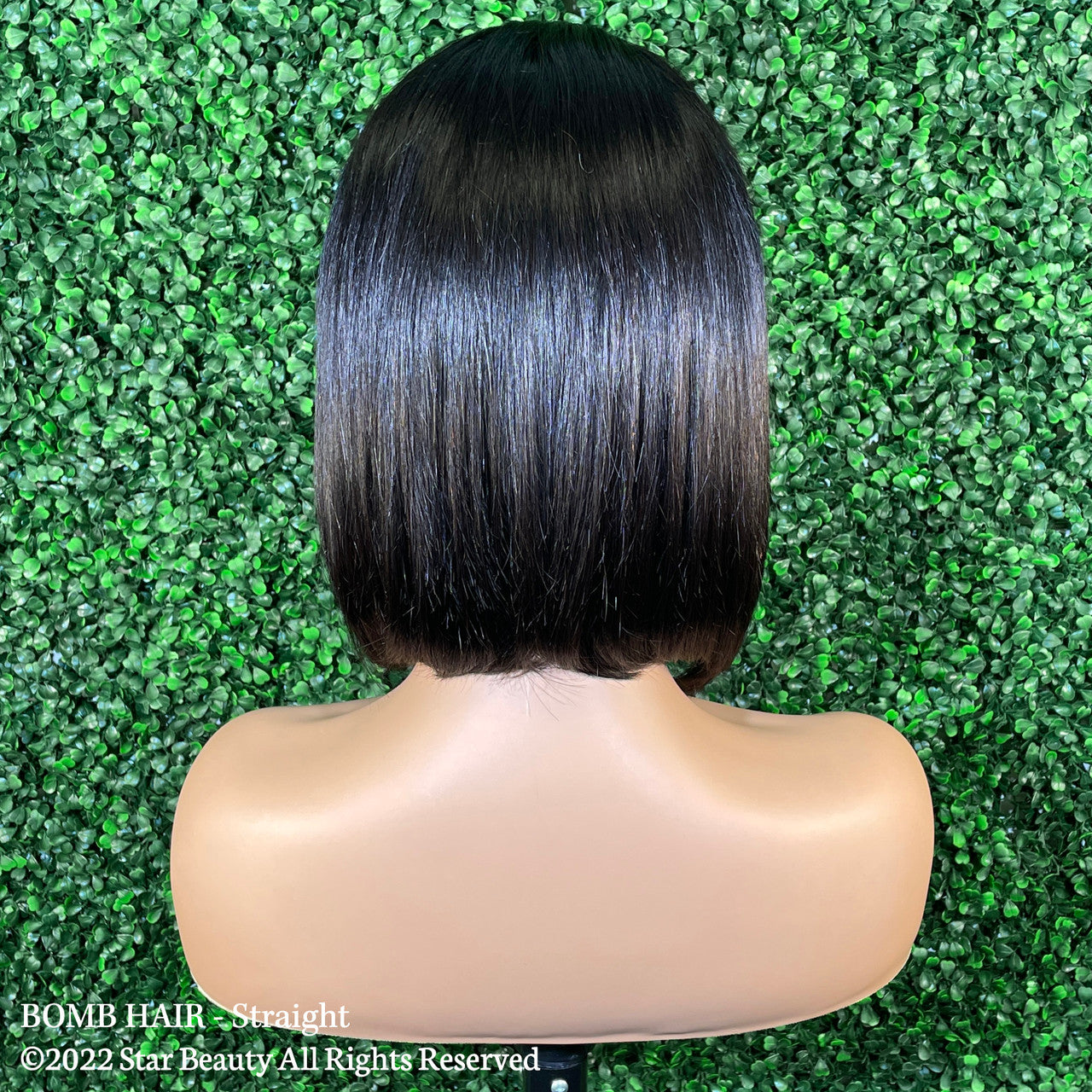 BOMB HAIR 100% Human Hair 4X4 Lace Closure Wig - Straight (Natural)