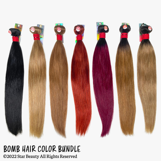 BOMB HAIR Single Bundle - Straight (10"- 24")