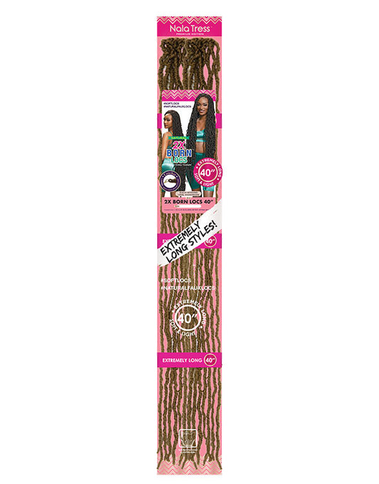 Janet Collection Synthetic 2X Born Locs 40"