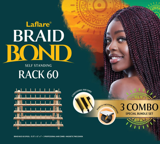 Laflare Braiding Hair Rack