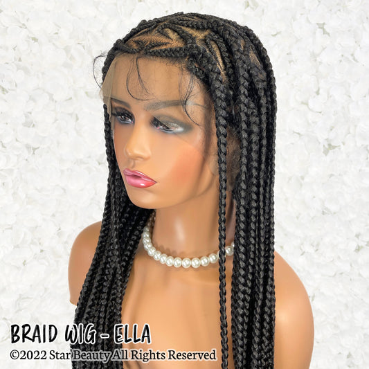 LA FLARE Full Braid Wig - ELLA