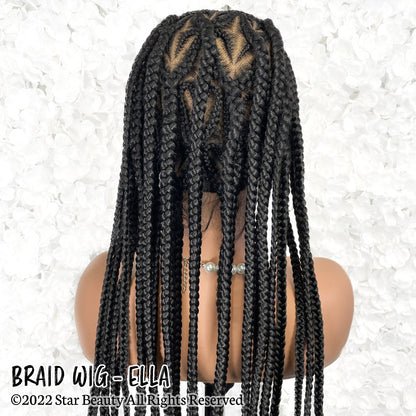 LA FLARE Full Braid Wig - ELLA