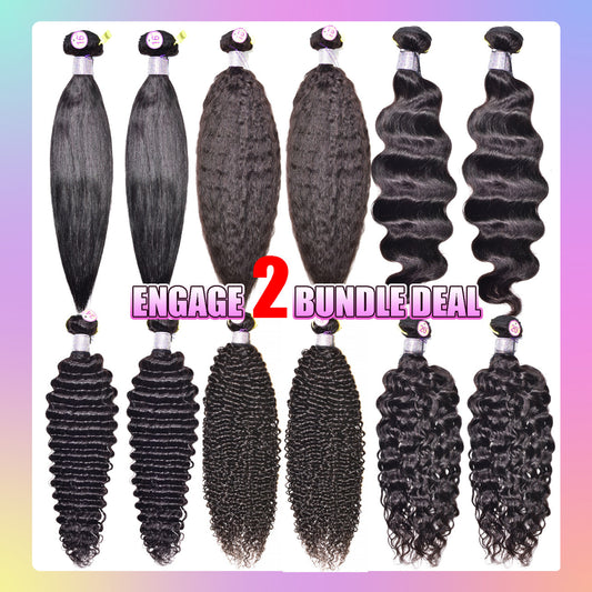 10A Engage Virgin Hair 2 Bundle Deal - Body Wave