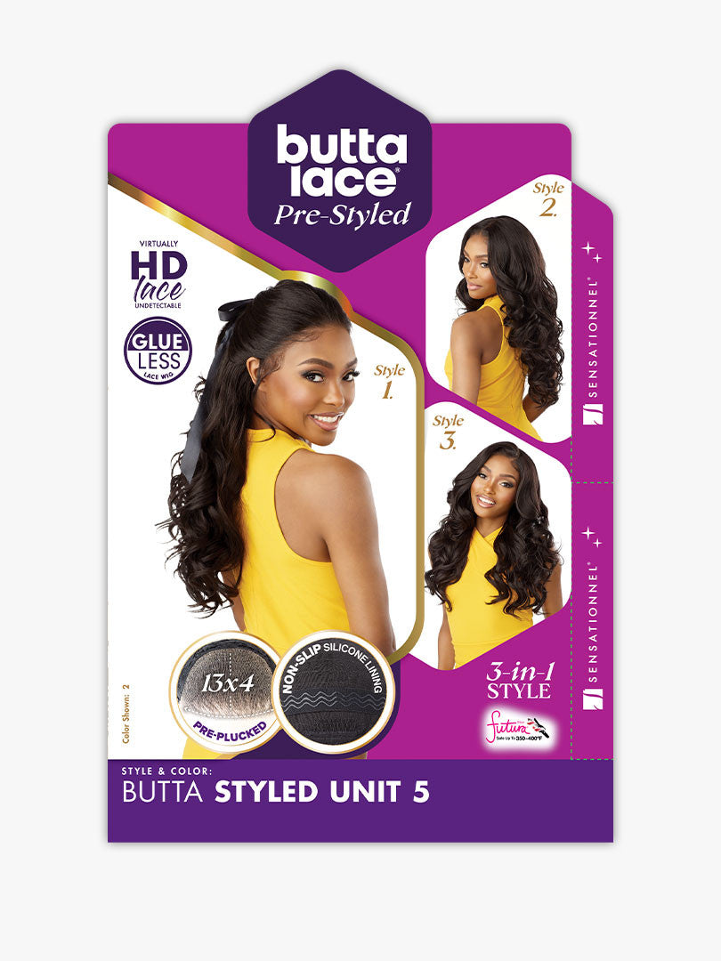SENSATIONNEL Butta PRE-STYLED Synthetic HD Lace Wig - UNIT 5