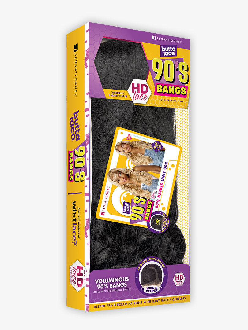 SENSATIONNEL Butta Lace Synthetic HD Glueless Lace Wig - 90'S BANGS 902