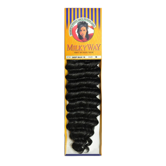 SHAKE N GO 100% Human Hair Braids MilkyWay Deep Bulk 18"