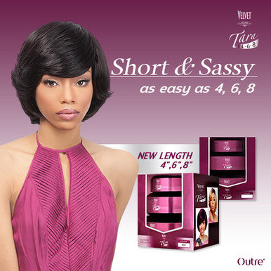 [WHOLESALE] OUTRE Remy Human Hair Velvet Tara 4"6"8"