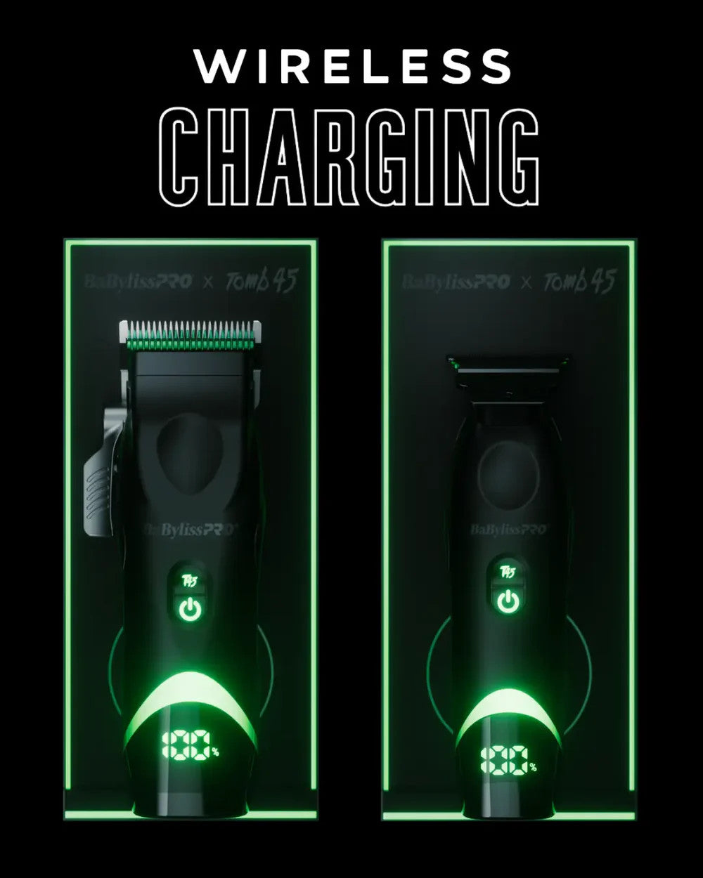 BaBylissPRO Fx Tomb45 Wireless-Charging Clipper