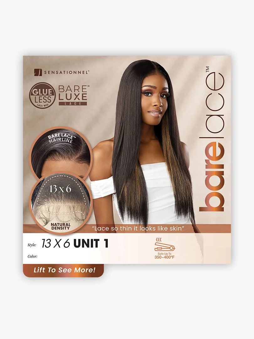 SENSATIONNEL Synthetic Bare Lace Front Wig - 13x6 UNIT 1
