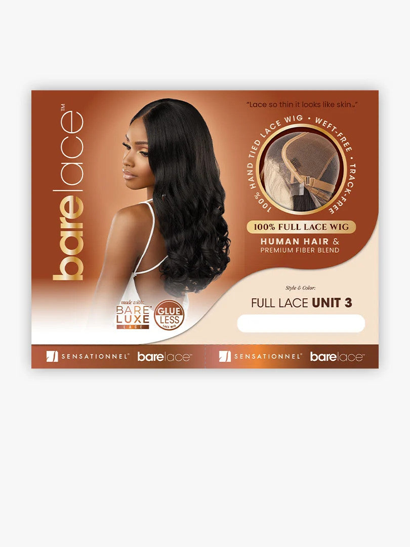 SENSATIONNEL Synthetic Bare Lace Full Lace Wig - UNIT 3