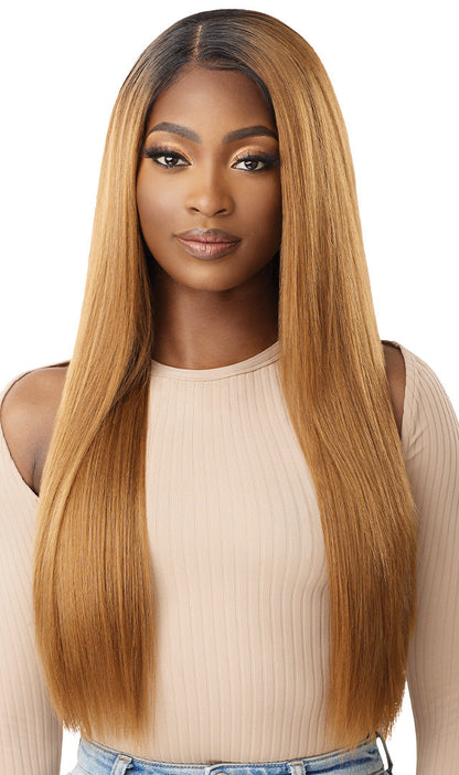 OUTRE Synthetic Batik 3 pcs (18" 20" 22") + 4×4 HD Lace Closure - Straight