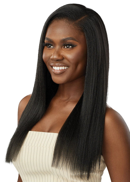OUTRE Human Hair Premium Blend Big Beautiful Clip-In 9PCS - NATURAL YAKI 18"