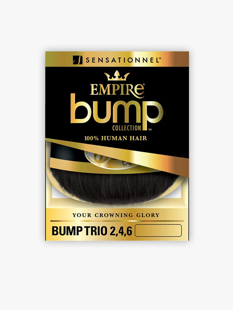 SENSATIONNEL Empire 100% Human Hair Weave - BUMP TRIO 2, 4, 6