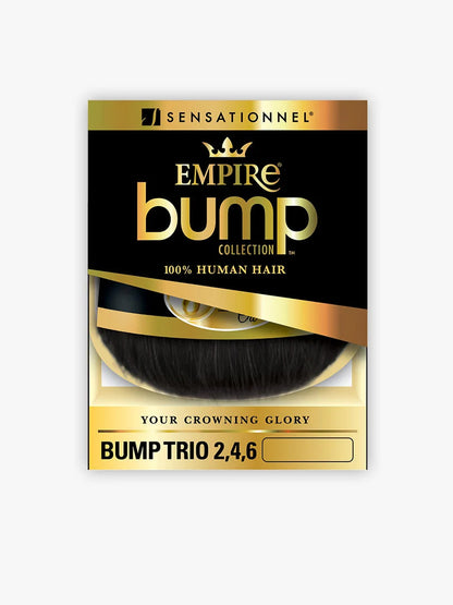 SENSATIONNEL Empire 100% Human Hair Weave - BUMP TRIO 2, 4, 6
