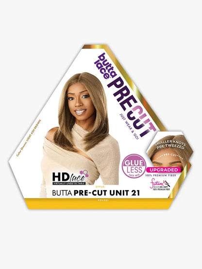 SENSATIONNEL Butta Pre-Cut Synthetic HD Glueless Lace Wig - BUTTA PRE CUT UNIT 21