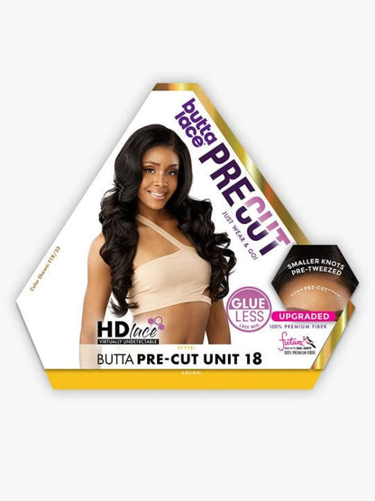 SENSATIONNEL Butta Pre-Cut Synthetic HD Glueless Lace Wig - BUTTA PRE CUT UNIT 18