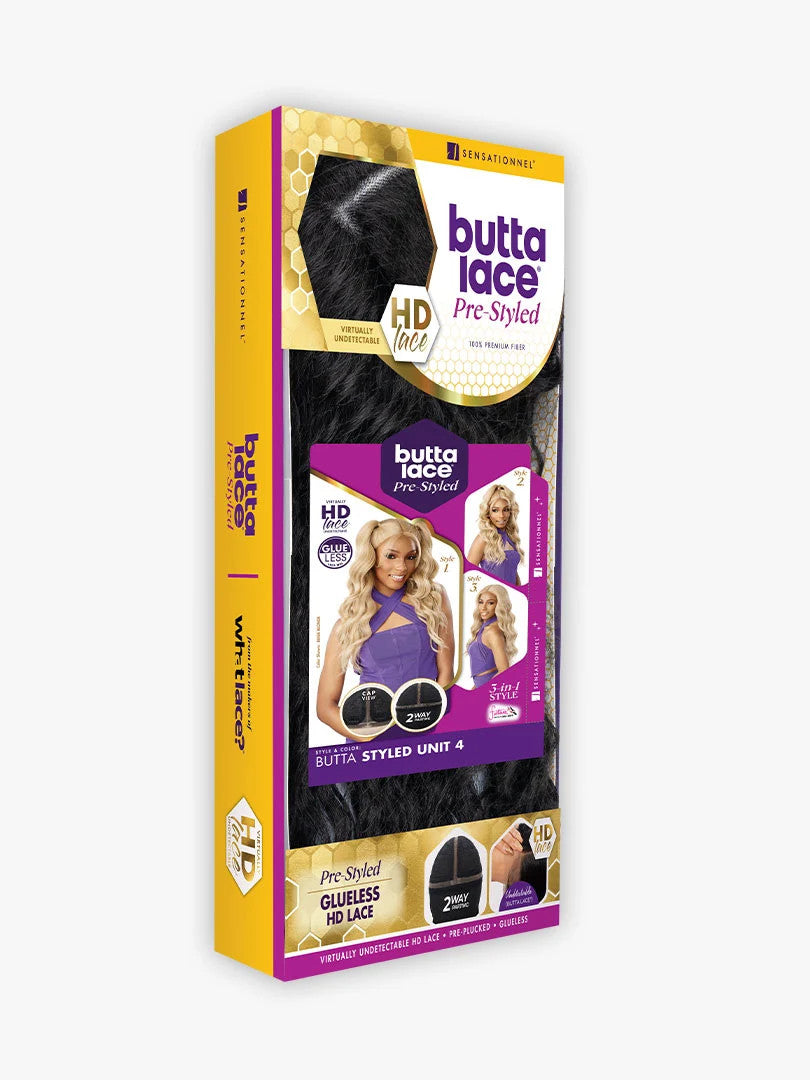 SENSATIONNEL Butta PRE-STYLED Synthetic HD Lace Wig - UNIT 4
