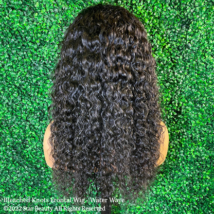Cap It On 13X4 Bleached Knots Frontal Wig 100% Virgin Hair - Water Wave