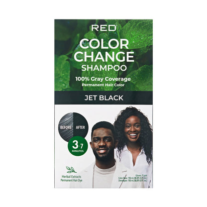 KISS Natural Herbal 100% Gray Coverage Color Change Shampoo