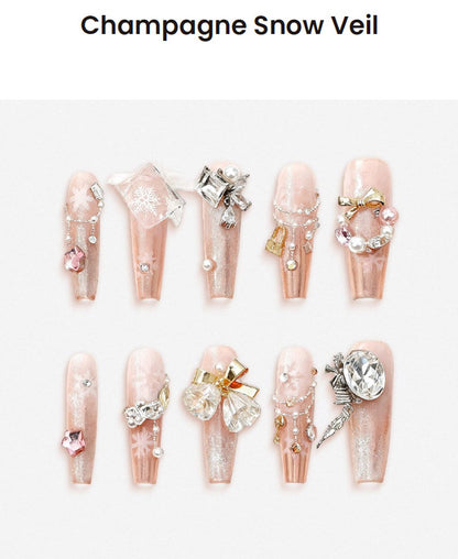 LA FLARE DRESUP Handmade Nails