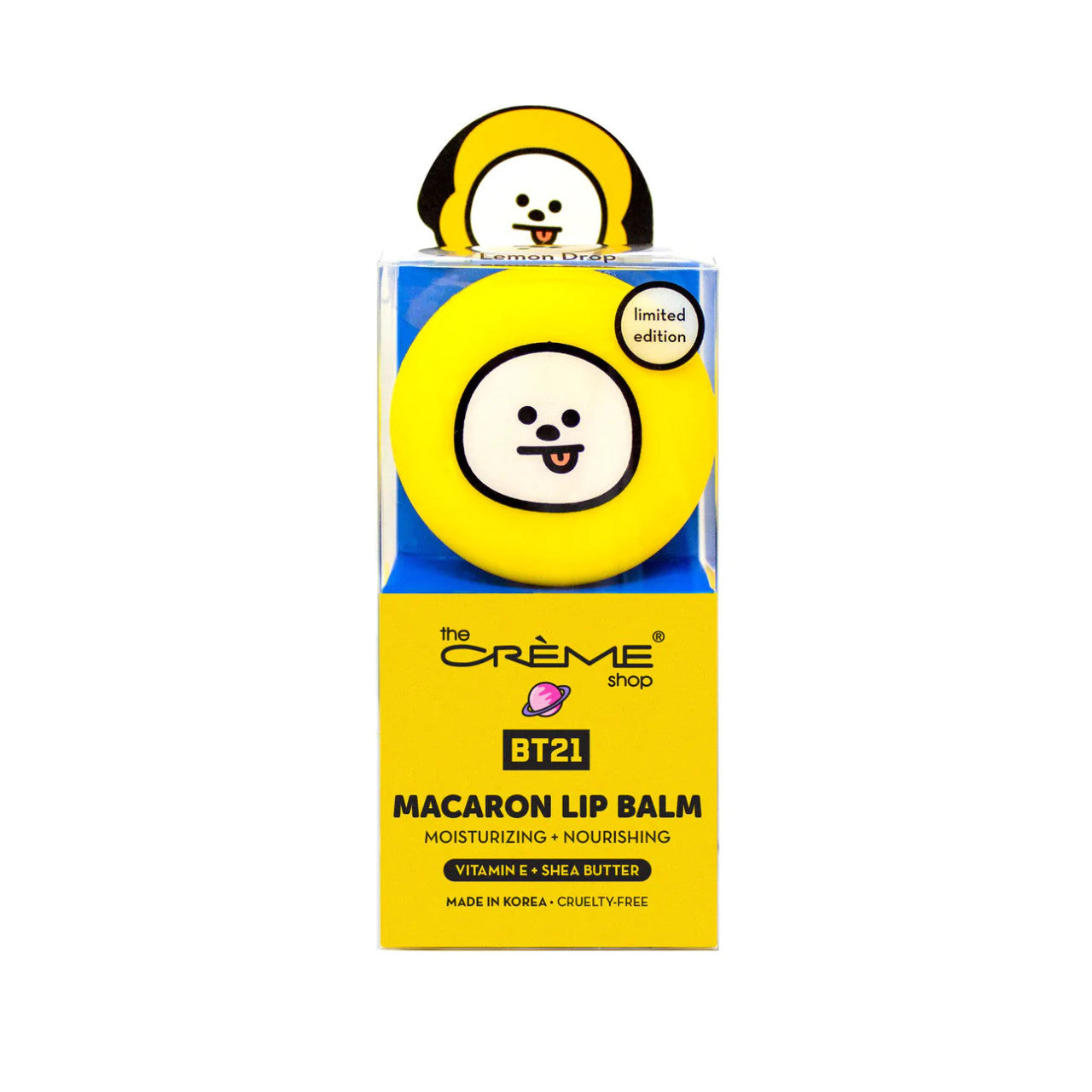 THE CREME SHOP BT21 Chimmy Macaron Lip Balm - Lemon Drop