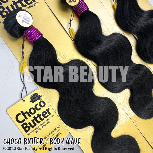 Choco Butter 100% Virgin Human Hair Single Bundle  - Body Wave (10"- 30")