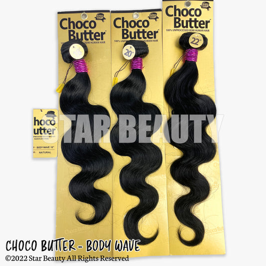 Choco Butter 100% Virgin Human Hair Single Bundle  - Body Wave (10"- 30")