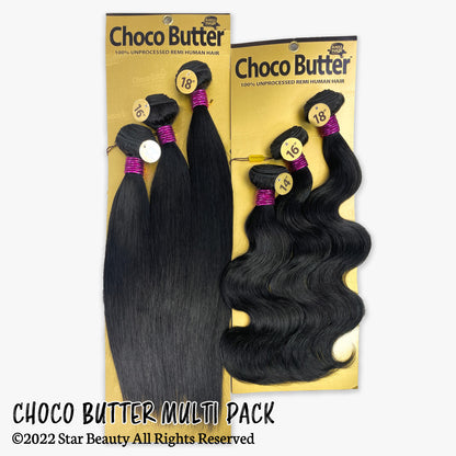 Choco Butter 100% Virgin Human Hair Multi Pack - Body Wave