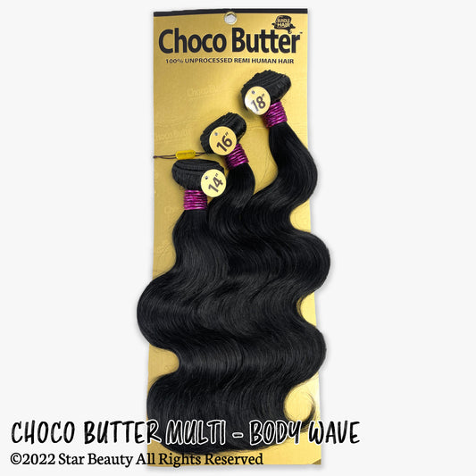 Choco Butter 100% Virgin Human Hair Multi Pack - Body Wave