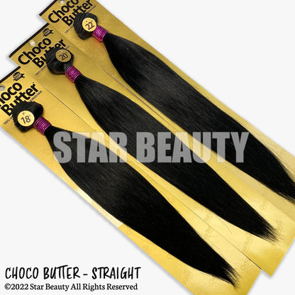 Choco Butter 100% Virgin Human Hair Single Bundle  - Straight (10"- 30")