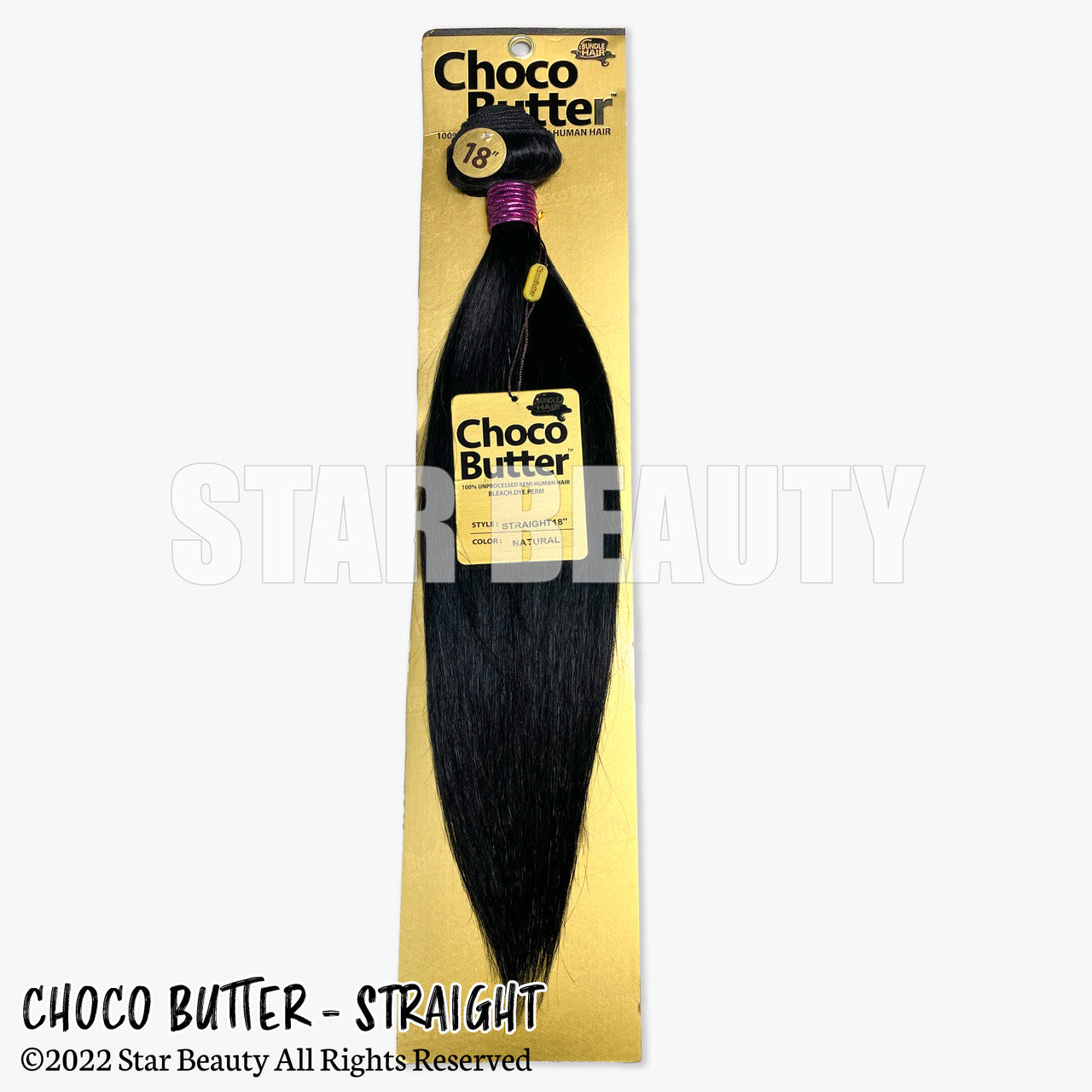 Choco Butter 100% Virgin Human Hair Single Bundle  - Straight (10"- 30")