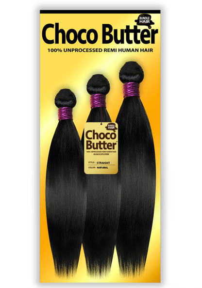 Choco Butter 100% Virgin Human Hair Multi Pack - Straight