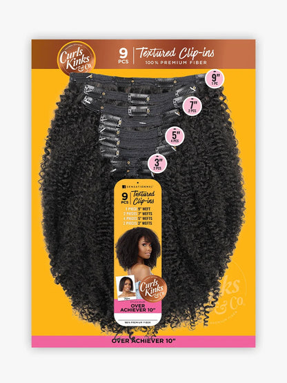 SENSATIONNEL 9CS Textured Clip-In OVER ACHIEVER 10″