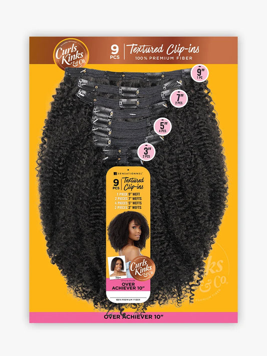 SENSATIONNEL 9CS Textured Clip-In OVER ACHIEVER 10″