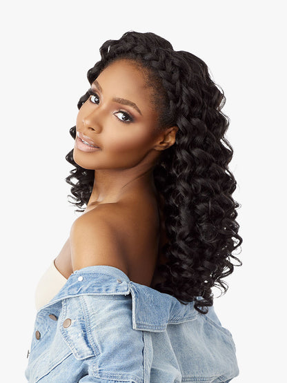 SENSATIONNEL 9CS Textured Clip-In WILD ONE 14″