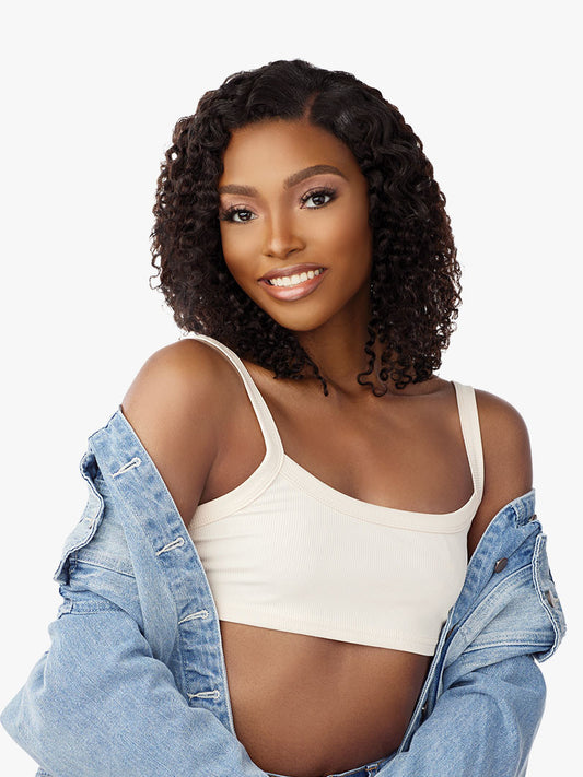 SENSATIONNEL 100% Human Hair Human Hair Clip-ins Curls Kinks & Co 3B Clique (14"-20")
