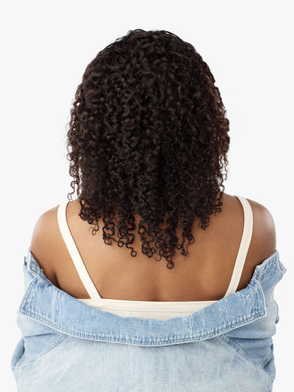 SENSATIONNEL 100% Human Hair Human Hair Clip-ins Curls Kinks & Co 3B Clique (14"-20")
