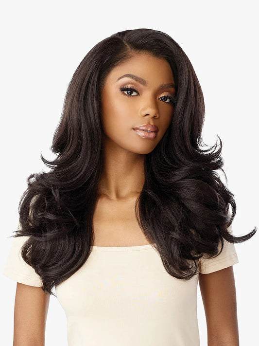 SENSATIONNEL Synthetic Curls Kinks N Co Glueless Kinky Edges - 13X6 Kinky Blow Out 20"