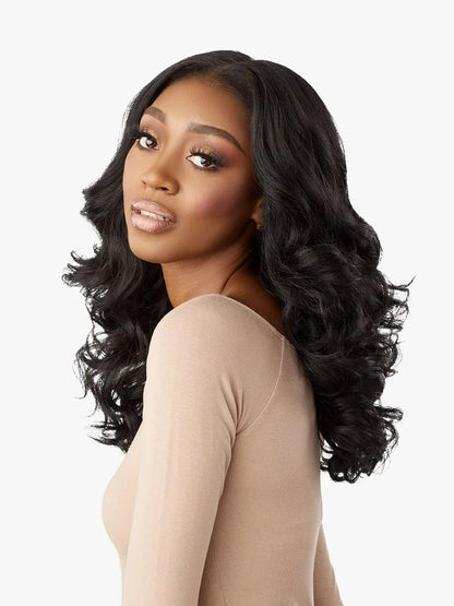 SENSATIONNEL Synthetic Curls Kinks N Co Glueless Kinky Edges - 13X6 Kinky Body 18"