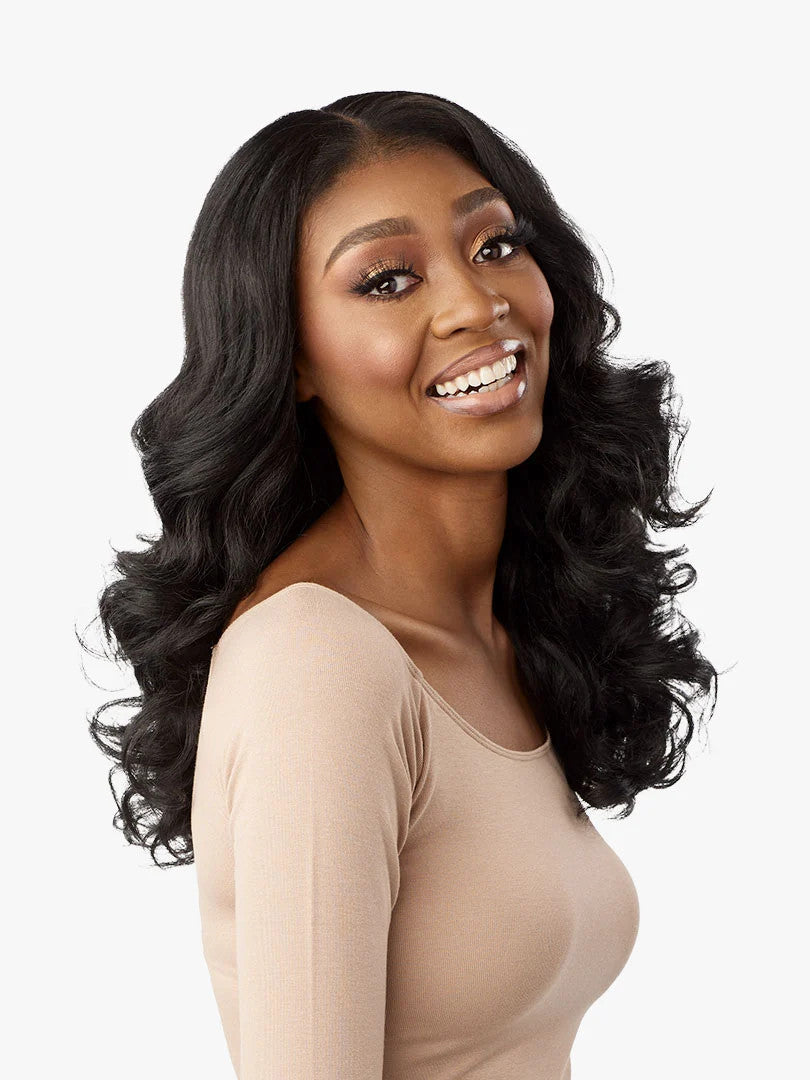 SENSATIONNEL Synthetic Curls Kinks N Co Glueless Kinky Edges - 13X6 Kinky Body 18"