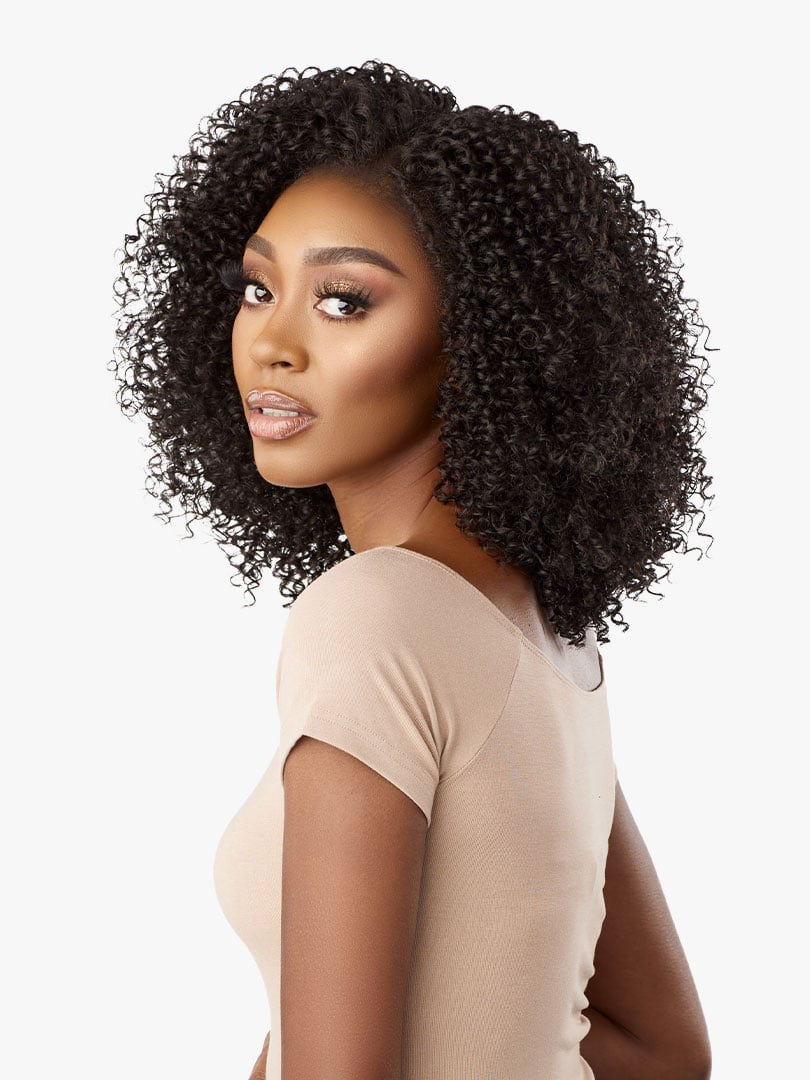 SENSATIONNEL Synthetic Curls Kinks N Co Glueless Kinky Edges - 13X6 Kinky Coily 16"